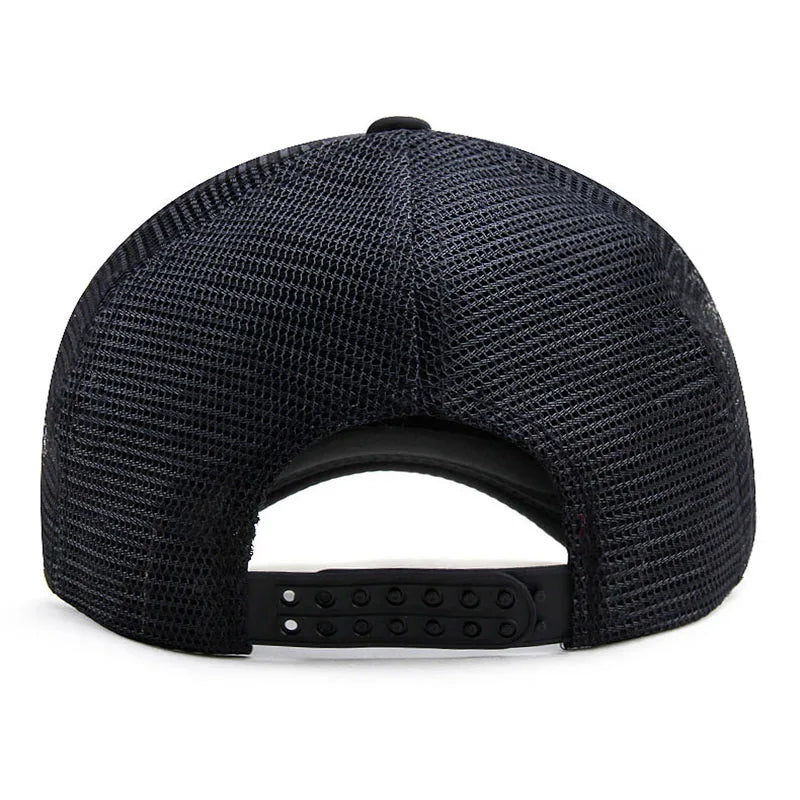 Unisex Cap Casual Plain Mesh Baseball Cap Adjustable