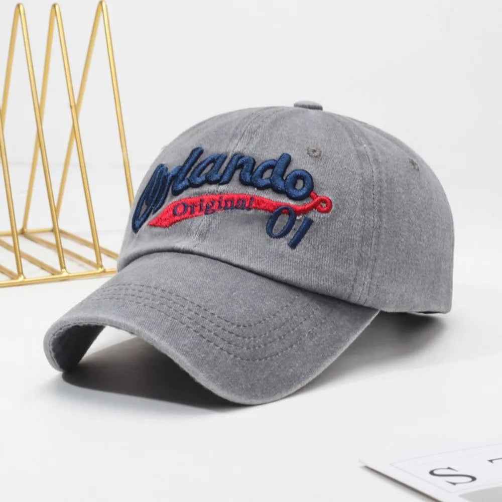 Adjustable Strap Washed Baseball Cap