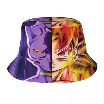 Unisex Bucket Hats Dragon Ball Kakarot DBZ Manga Spring Picnic Headwear