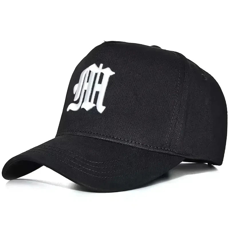 Fashion Gothic Letter M Embroidery Baseball Caps Autumn Outdoor Adjustable Casual Hats Sunscreen Hat Sports Cap