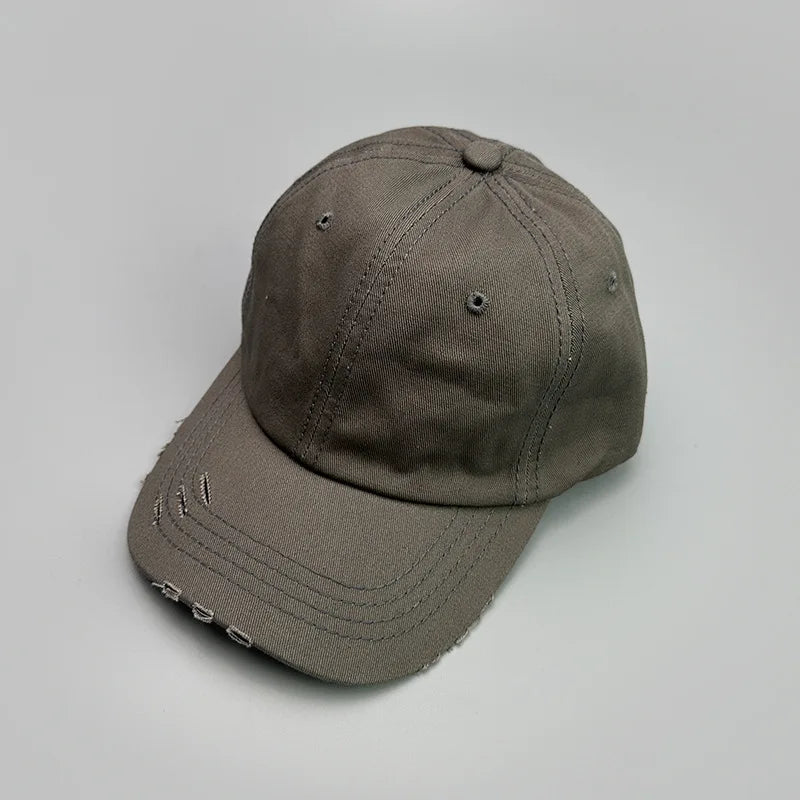 Men And Women Solid Color Soft Cotton Sport Sun Hat