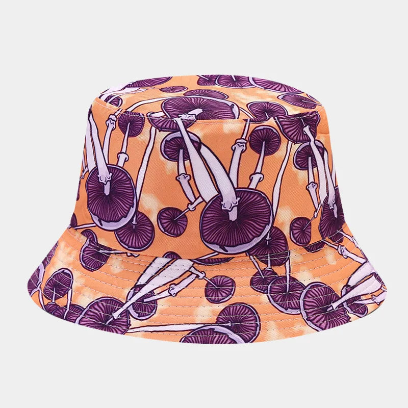 Colorful Print Bucket Hat Panama For Women And Men