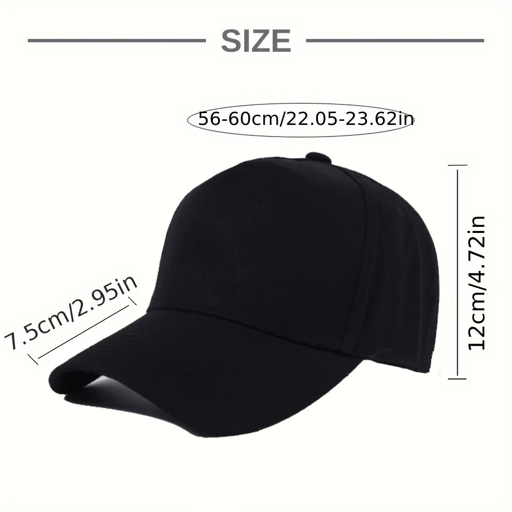 Cotton Classic Streetwear Baseball Cap Adjustable Snapback Printed Design