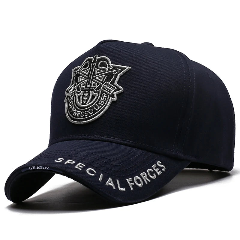 Large Size Baseball Cap Lady Pure Cotton Military Caps Tactical Sun Cap