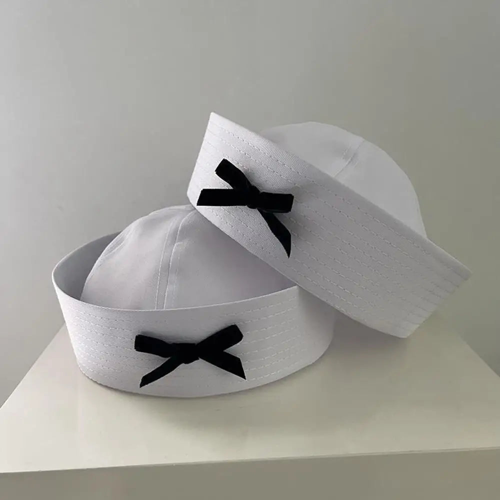Personality Sweet Navy Hat Flip Eaves Sailor Hat UV Protection Dome Cap