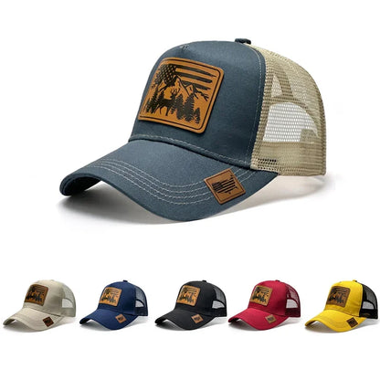 Fashion Leathers Baseball Caps Female Male Sport Visors Snapback Cap Sun Hat Designer Trucker Hat