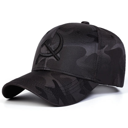 Unisex Hammer And Sickle Embroidery Baseball Caps