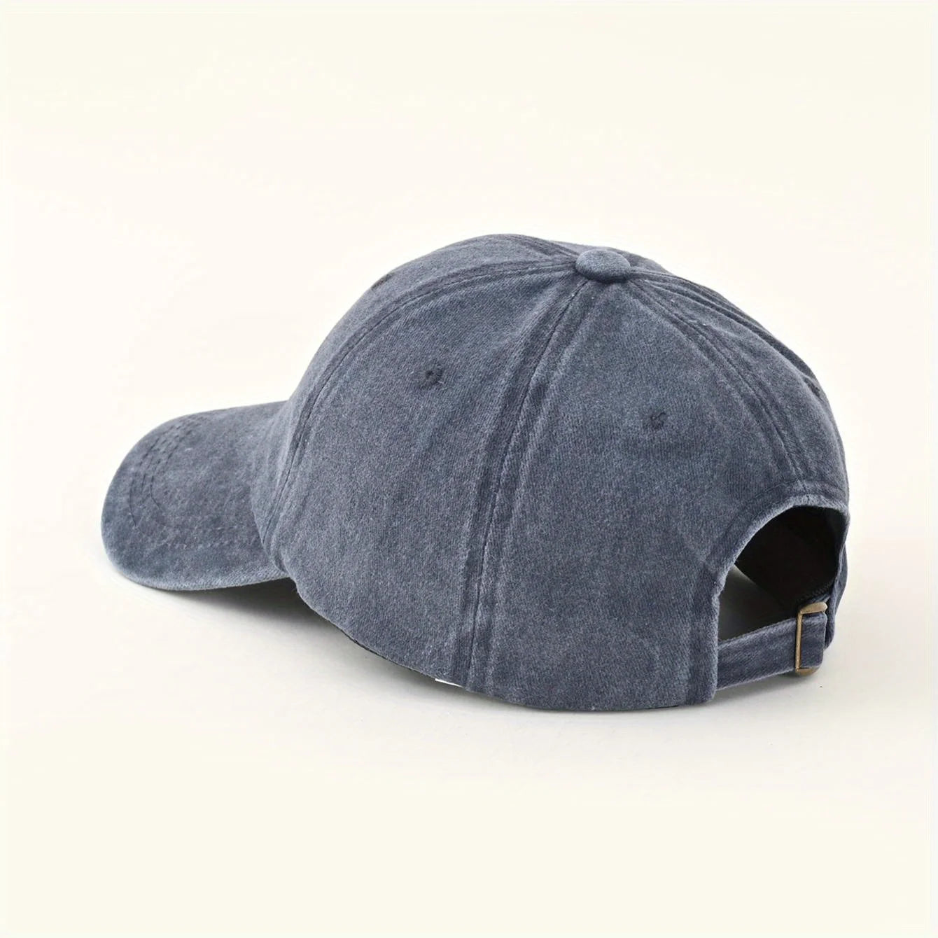 Turtle Print Baseball Cap With Retro Washed Style, Adjustable Unisex
