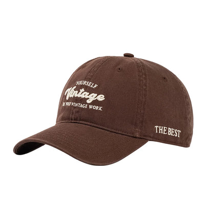 Letter Embroidery Baseball Hat For Men Women