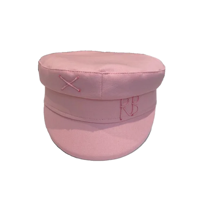 Brand Designer Pink Newsboy Caps Women 3D Flat Visor Caps