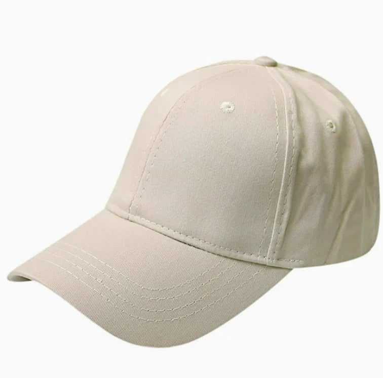 Summer Women's Hat, Ponytail Diagonal Baseball Cap, Cotton, Foreign Trade