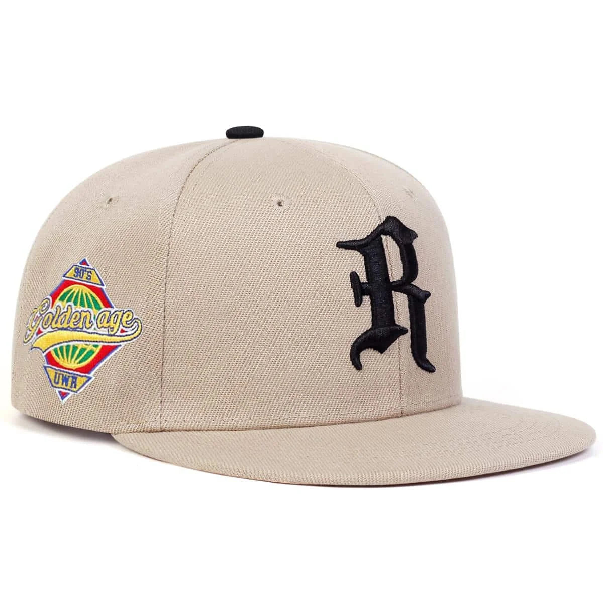 Gothic Letter R Embroidery Hip-hop Hats Spring and Autumn