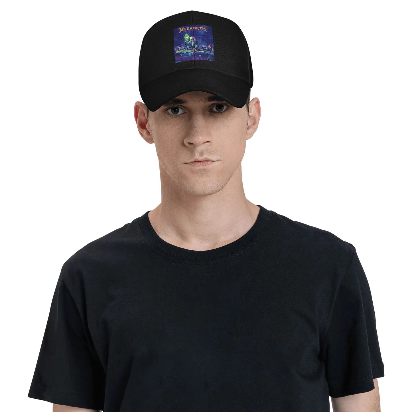 Unisex Baseball Hats Megadeth Rock Band Dave Mustaine Outdoor Streetwear Summer Sports