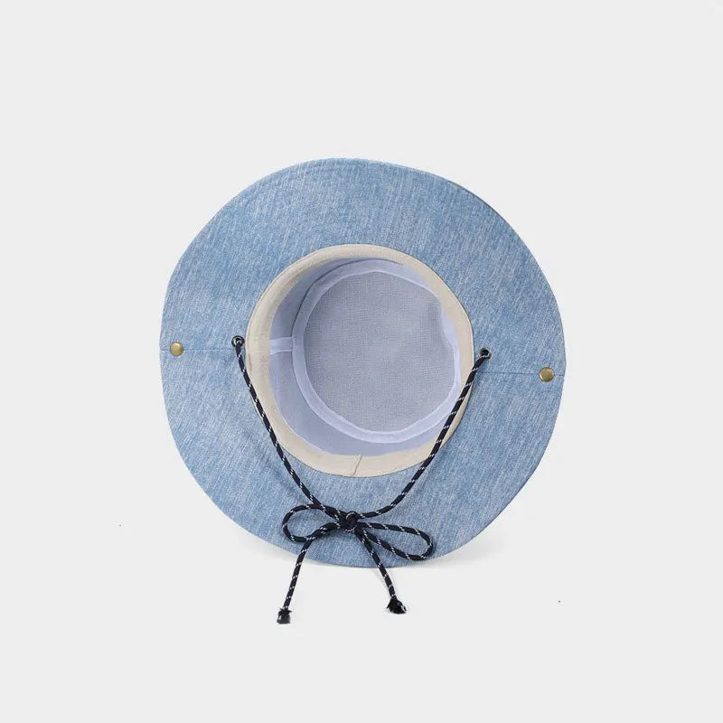 Korean Fashion Man Washed Denim Hat