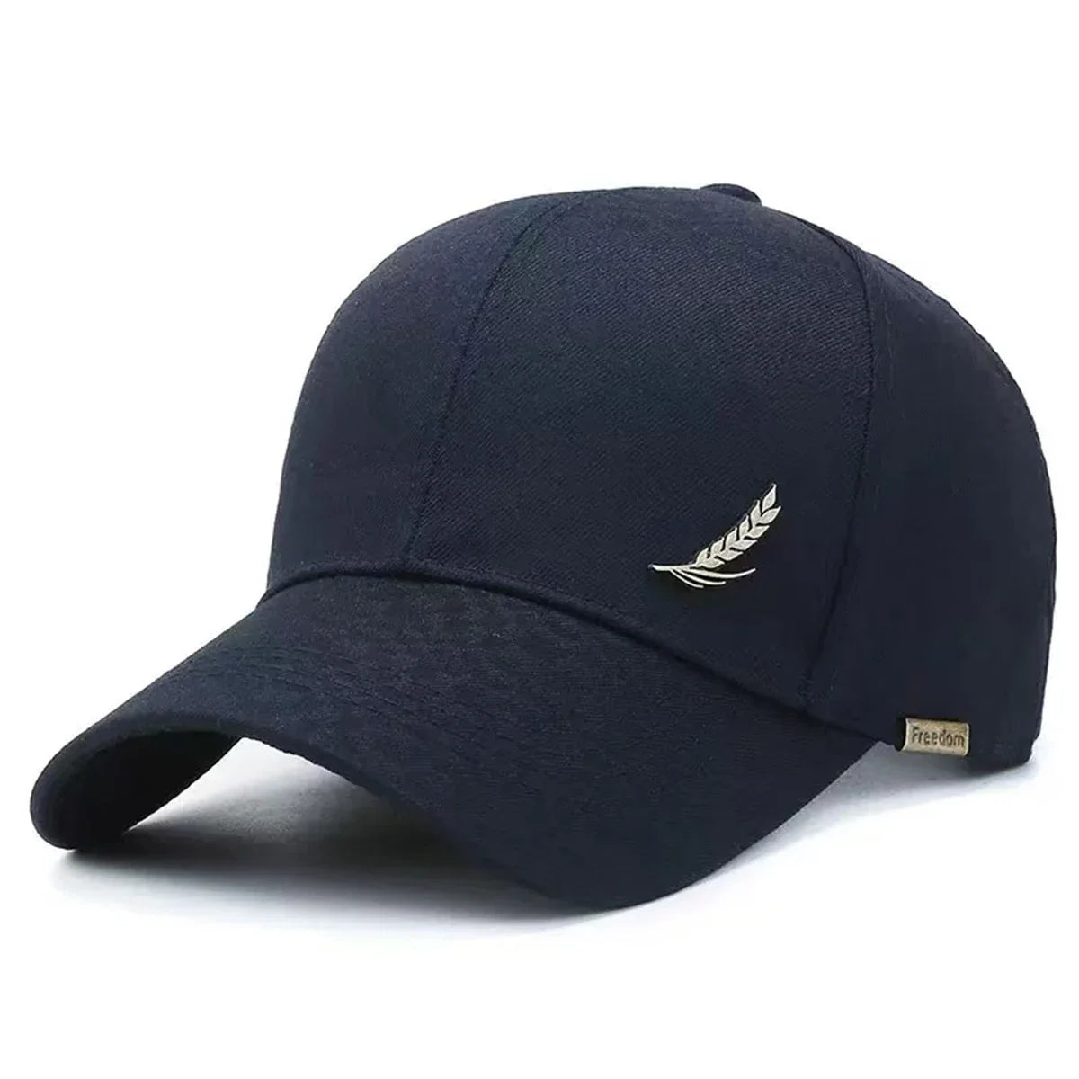 Unisex Feather Embroidery Baseball Caps Spring Autumn