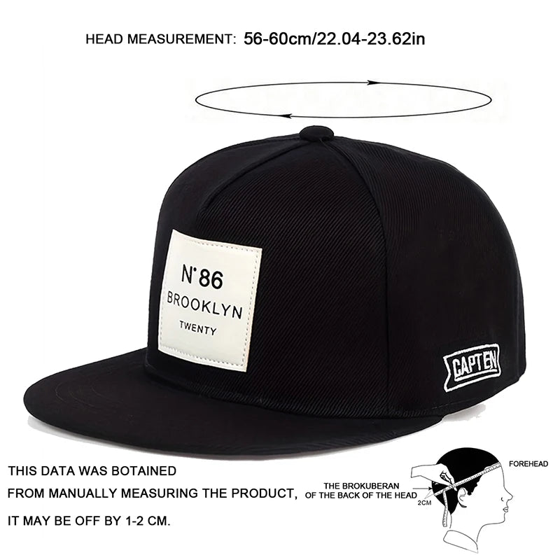 Label Hip-Hop Hats Spring Autumn Adjustable