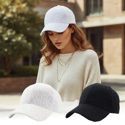 Elegant Breathable Floral Lace Baseball Cap