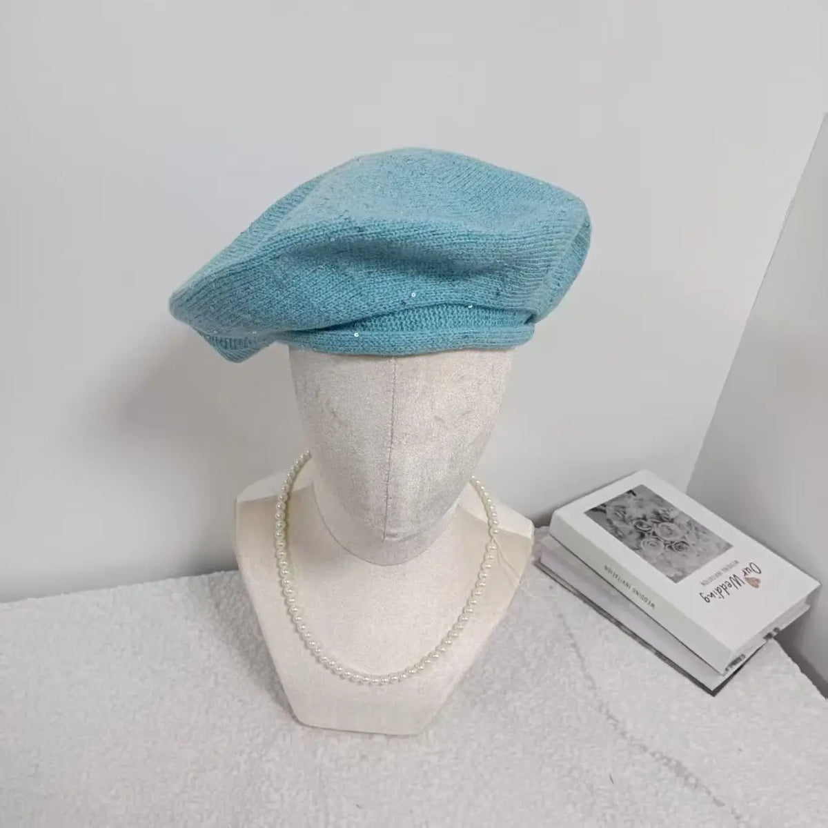 Ladies' New Spring And Summer Sweet Thin Breathable Solid Color Beret