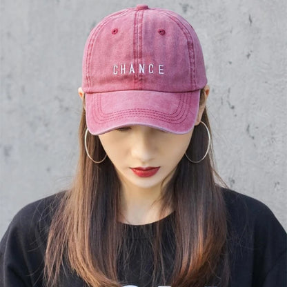 Unisex Washed Cotton Embroidery Baseball Cap