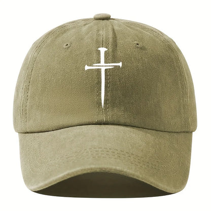 Retro Washed Cross Baseball Cap with Outdoor Activity and Party Fashion Hat