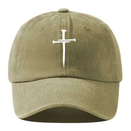 Retro Washed Cross Baseball Cap with Outdoor Activity and Party Fashion Hat