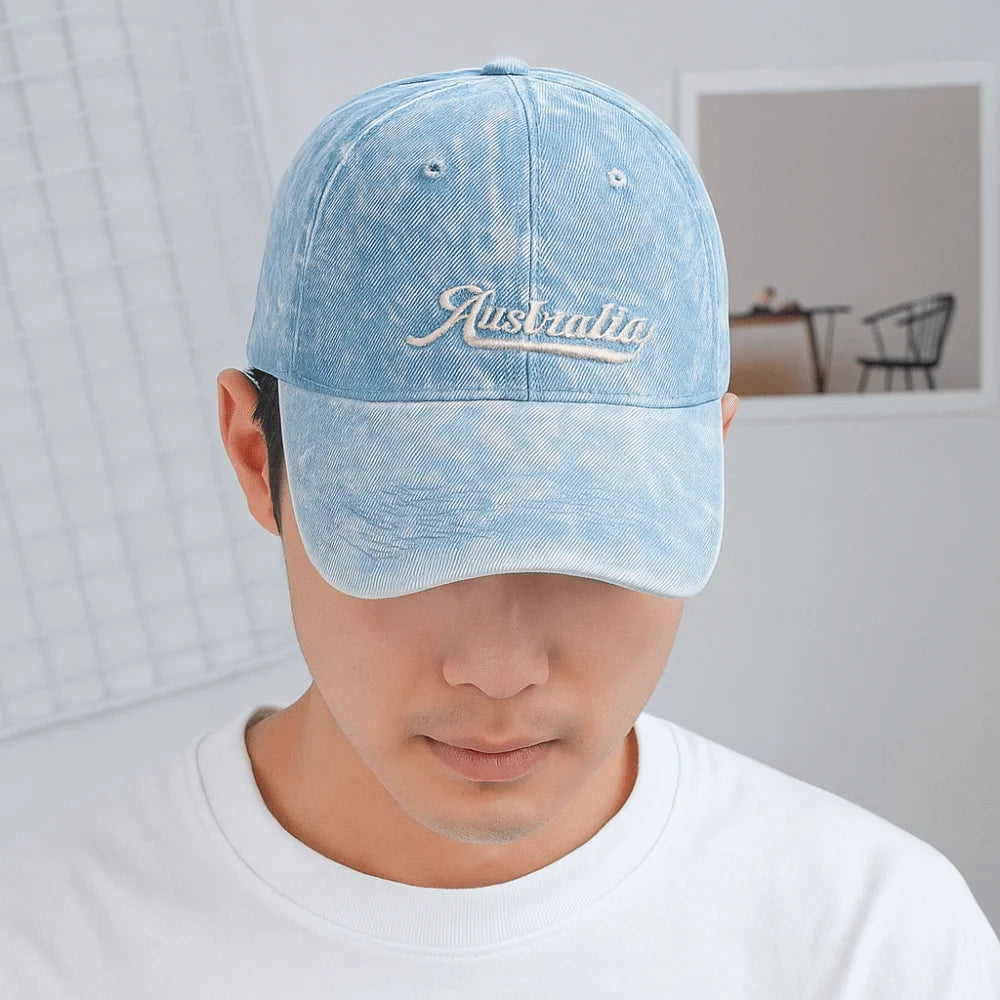 Korean Style Denim Baseball Cap Adjustable