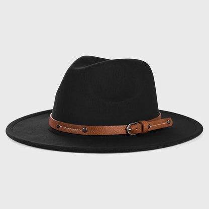Wool Fedora Hat For Women Men In Winter And Autumn, Outdoor Fashion