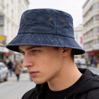 Vintage Washed Style Fisherman Hat for Men Caps Women Summer