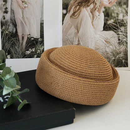 Women Summer Fashion Designer Artistic Painter Hat