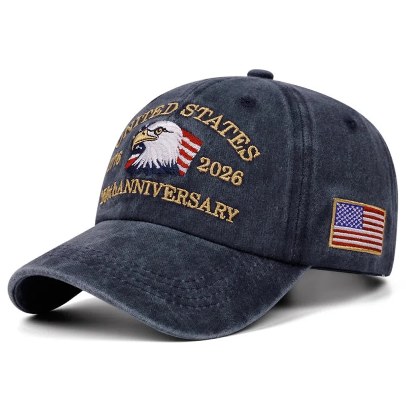 Flag USA Eagle 250th Anniversary Baseball Cap