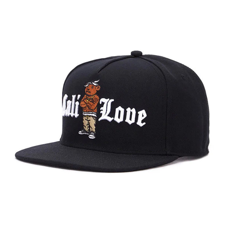 Fashion Hat Brand Cho Cap Black Snapback Hat for Men Women Adult