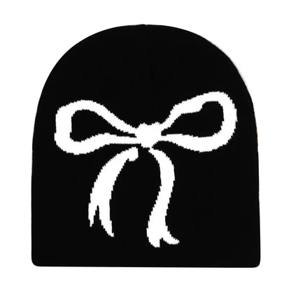 Y2K Letter Knitted Winter Autumn Beanie Cap Men Women