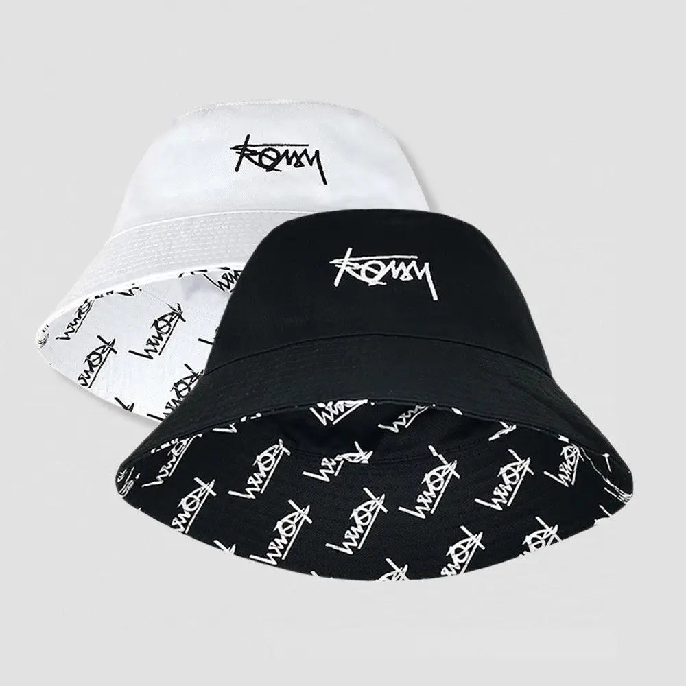 Summer Basin Cap Hip Hop Hat Double Sided Bucket Hat Fishing Fisherman Hat Pattern Packable Sun Protection