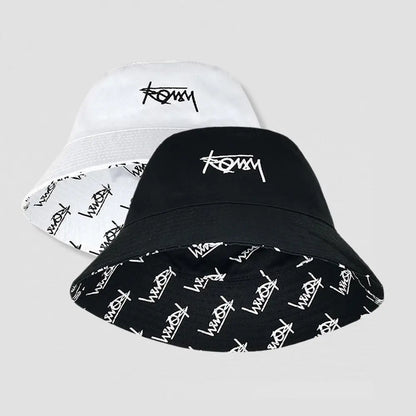 Summer Basin Cap Hip Hop Hat Double Sided Bucket Hat Fishing Fisherman Hat Pattern Packable Sun Protection
