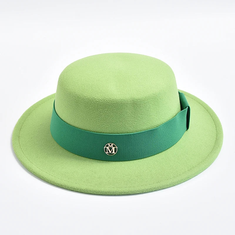 British Style Fedora Hats For Women Fashion Autumn Winter