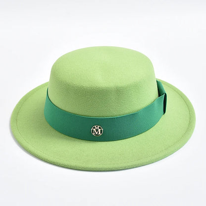 British Style Fedora Hats For Women Fashion Autumn Winter