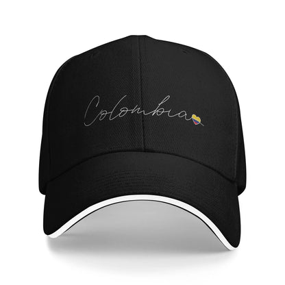 Women Men Colombia Signature Colombian Flag Outdoor Hat