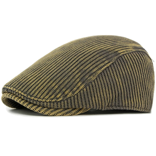 Men Berets Autumn Winter Knitted Hats For Women Artist Painter Beret Hat