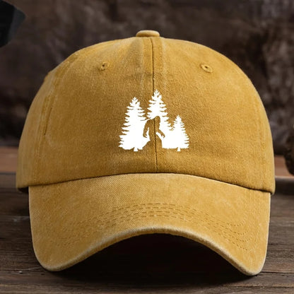 Gorilla Print Baseball Cap