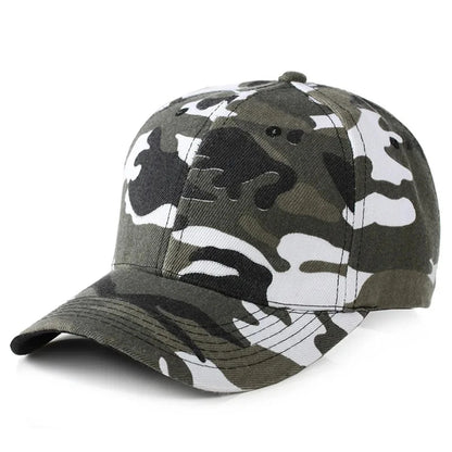 Men Women Camouflage Baseball Cap Outdoor Sun Protection Duckbill Cap For Sports