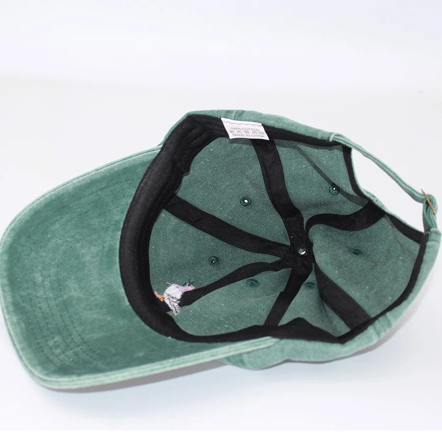 Embroidery Pigeon Spring Vintage Baseball Caps