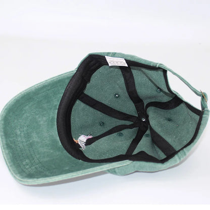 Embroidery Pigeon Spring Vintage Baseball Caps