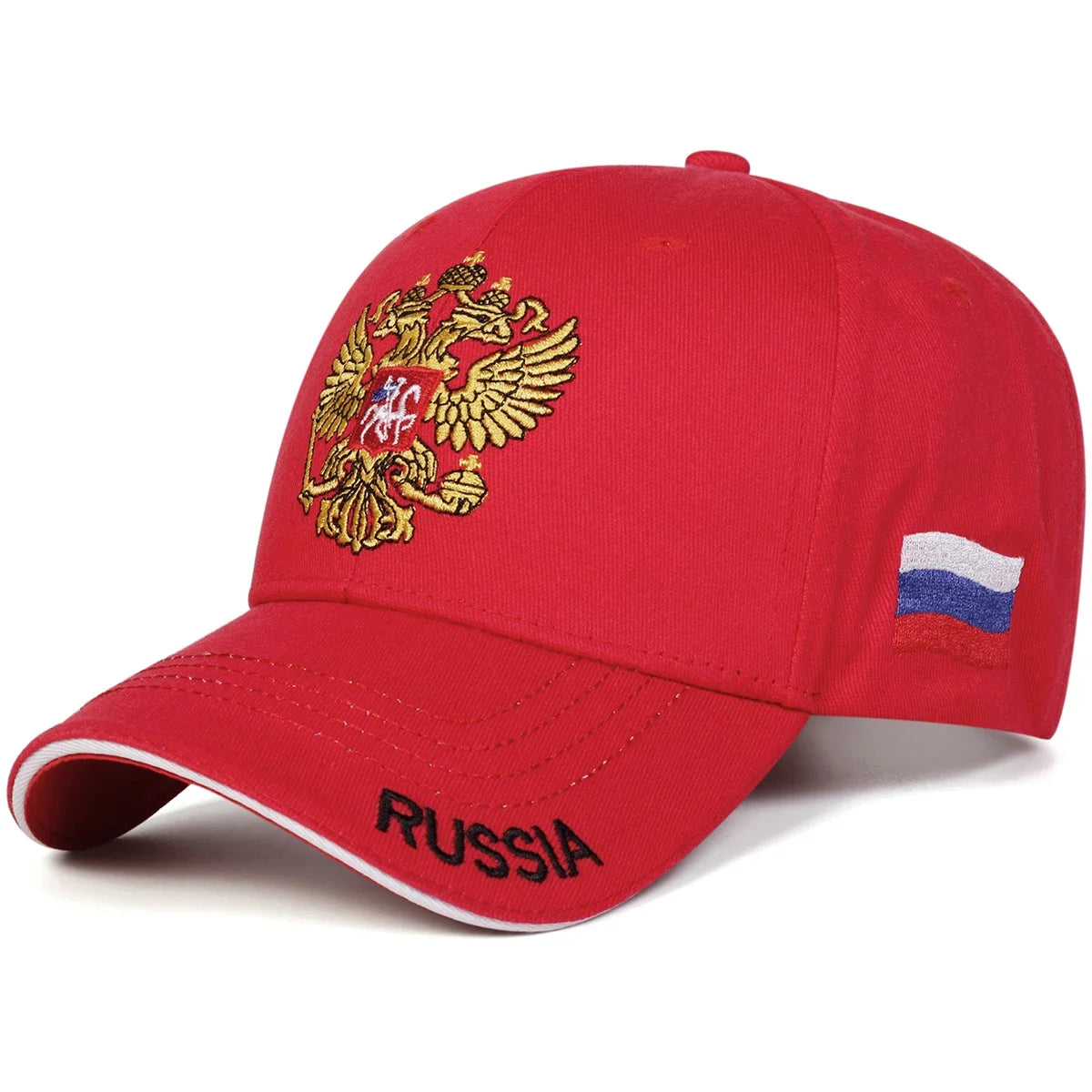 Unisex Double-headed Eagle Embroidery Baseball Caps Spring and Autumn