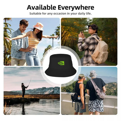 Nvidia Bucket Hat Dropshipping Summer Hat Ball Cap Luxury Cap Women Beach Fashion Men's