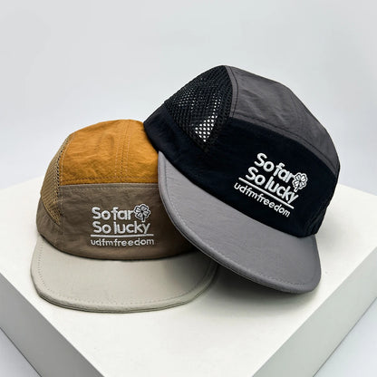 New Unisex Flat Eave Embroidered Letters Baseball Hats Outdoor