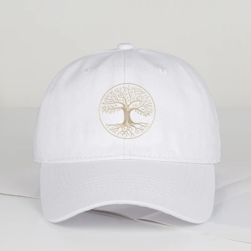 Spiritual Tree of Life Printed Soft-Peak Baseball Cap