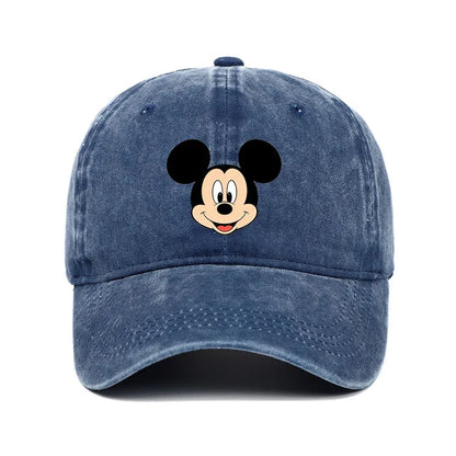 Unisex Mickey Mouse Print Kawaii Baseball Cap Wear Men Women Caps