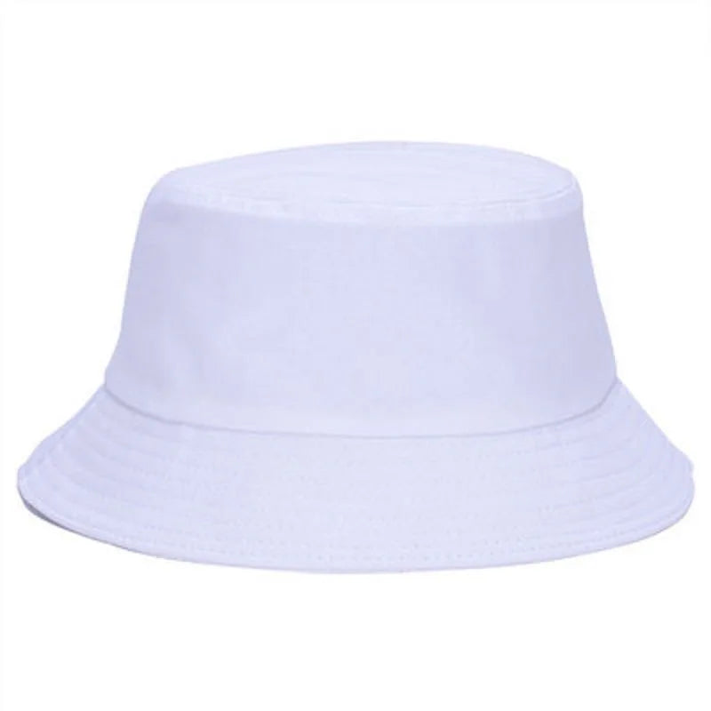 Fashion Bucket Hats Solid Panama Sunscreen Fisherman Cap Outdoor Beach Sun Cap Hat For Women Men