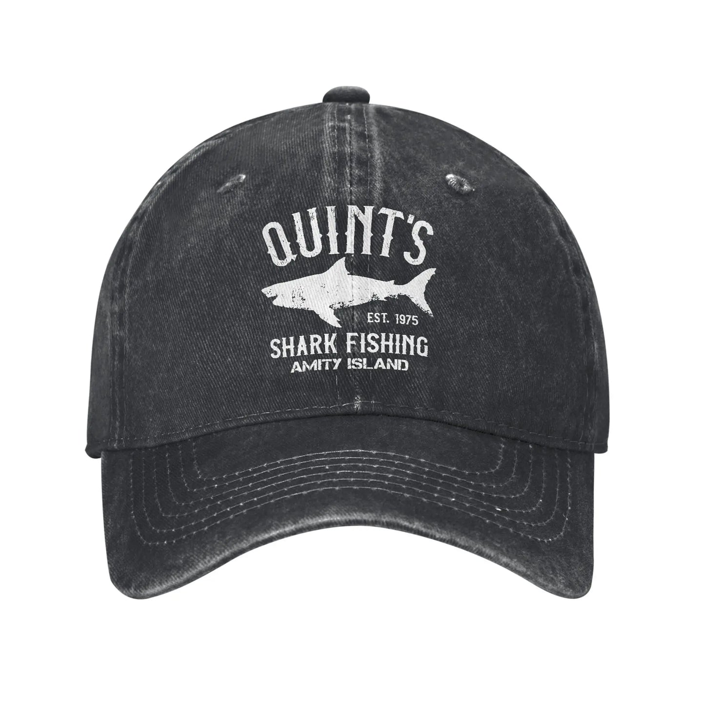 Fashion Quint's Shark Fishing Baseball Caps