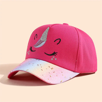 New Cartoon Children Baseball Cap Kids Girls Sun Hat Adjustable